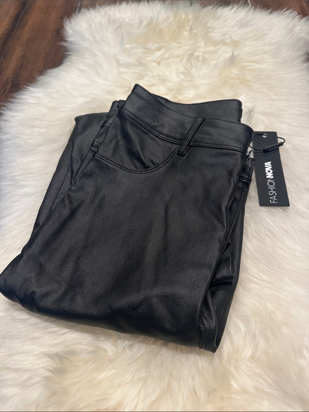 NWT faux leather pants